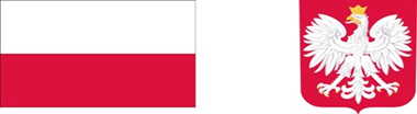 Flaga Polski i Godło RP